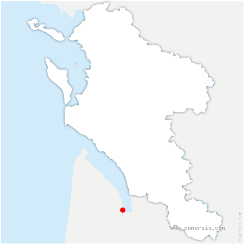 carte de localisation de Villiers-sur-Chizé