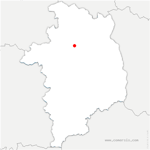 carte de localisation de Achères