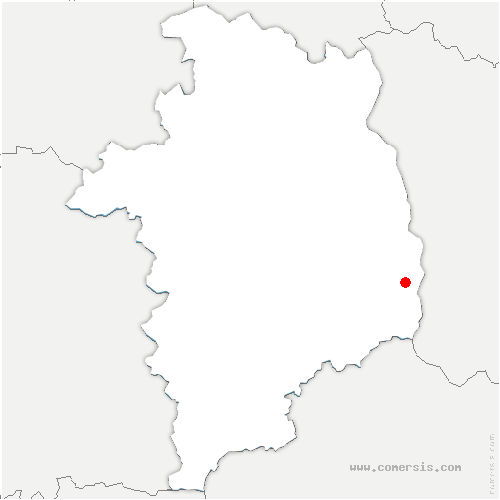 carte de localisation de Apremont-sur-Allier