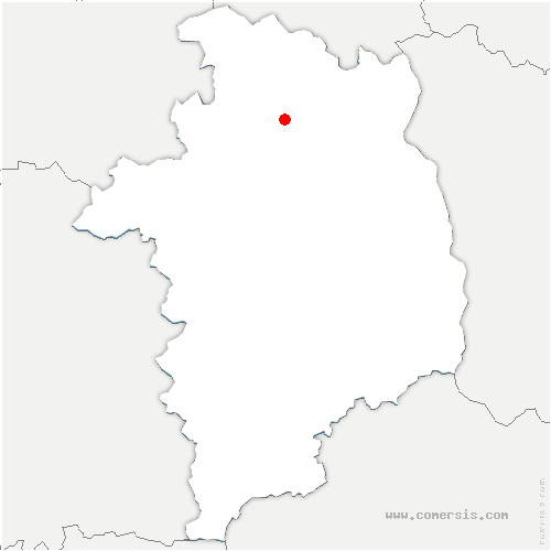 carte de localisation d'Asnois