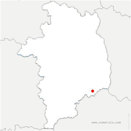 carte de localisation d'Augy-sur-Aubois