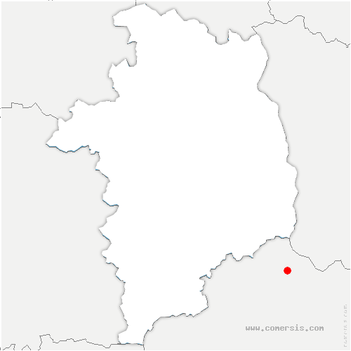 carte de localisation de Batilly-en-Puisaye