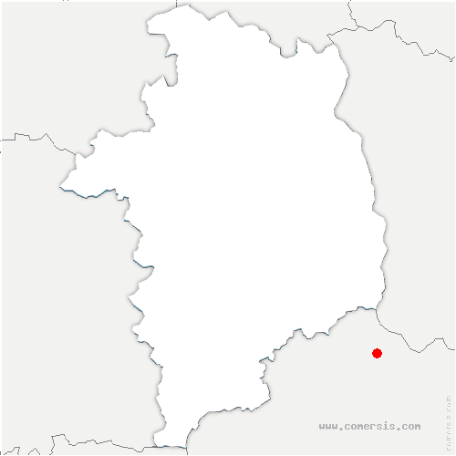 carte de localisation de Bazoches-les-Hautes