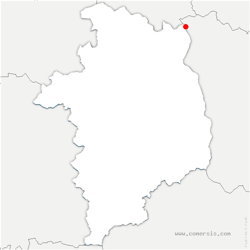 carte de localisation de Belleville-sur-Loire