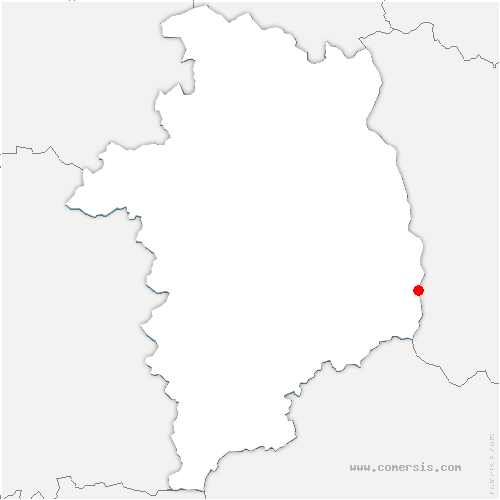carte de localisation de la Berthenoux