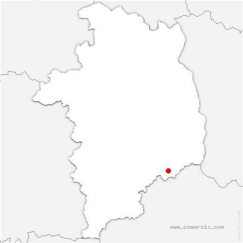 carte de localisation de Bessais-le-Fromental