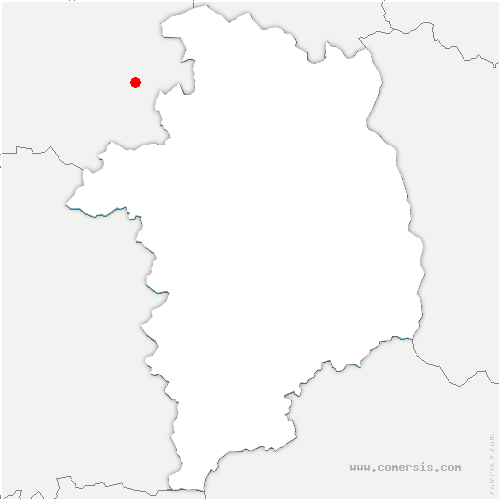 carte de localisation de Bouhy