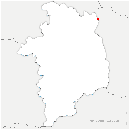 carte de localisation de Boulleret
