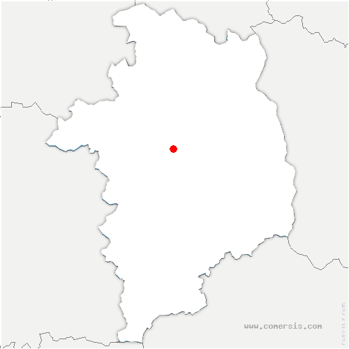 carte de localisation de Bourges