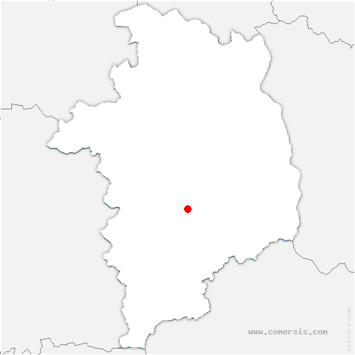 carte de localisation de Bray-Saint Aignan