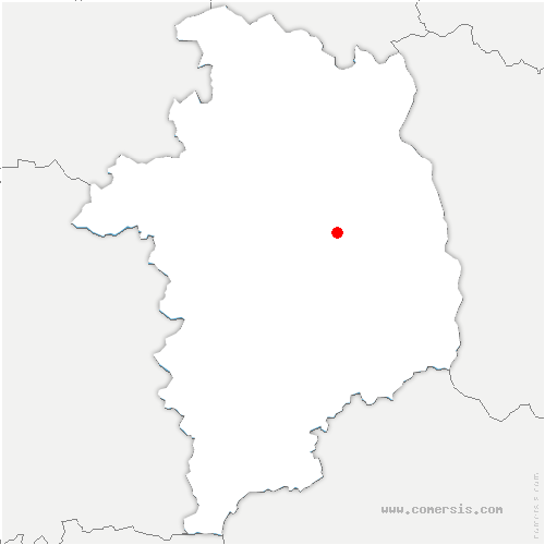 carte de localisation de Brécy