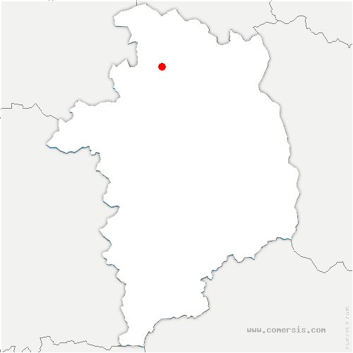 carte de localisation de Breugnon