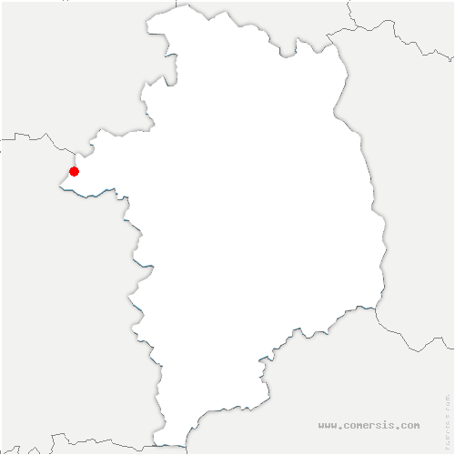 carte de localisation de Bricy