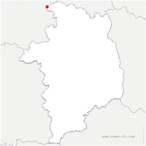 carte de localisation de Brinon-sur-Sauldre