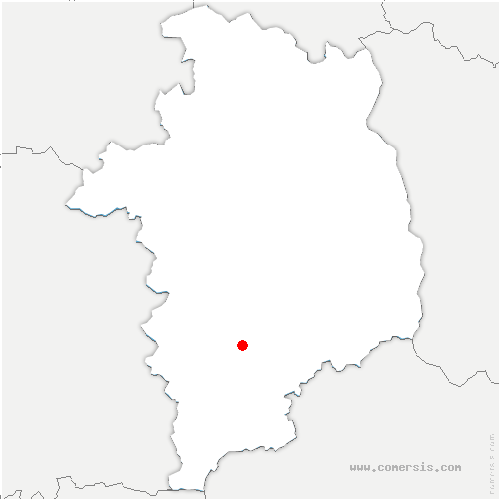 carte de localisation de Bruère-Allichamps