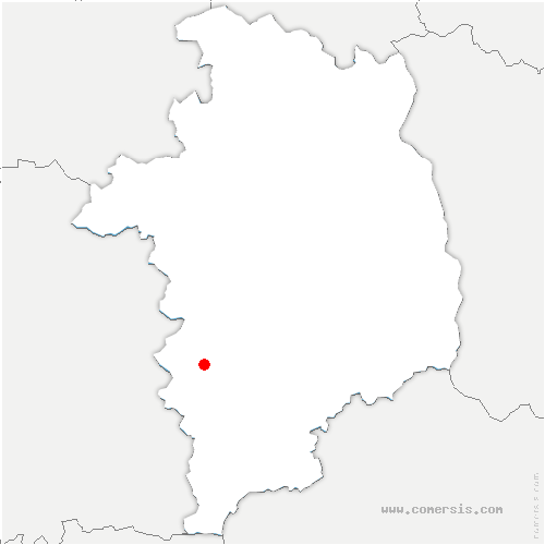 carte de localisation de la Celle-Condé