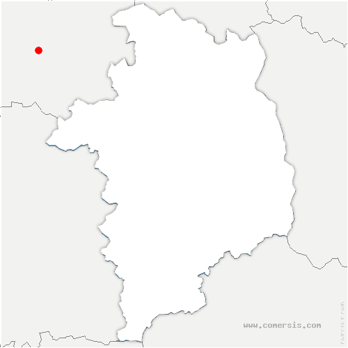 carte de localisation de la Celle-sur-Loire