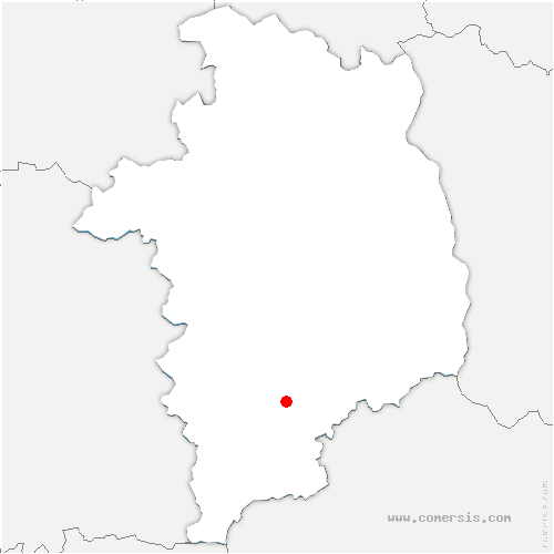 carte de localisation de la Celle