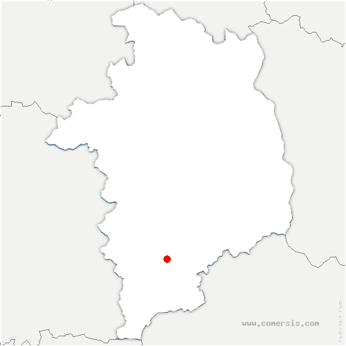 carte de localisation de Cerdon