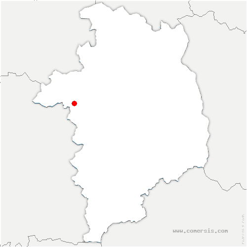 carte de localisation de Chanteau