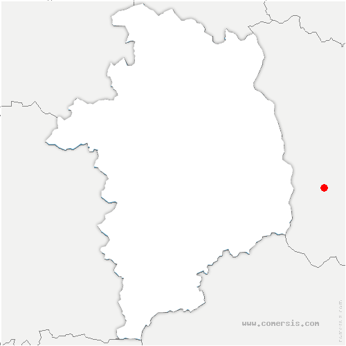 carte de localisation de Chaon