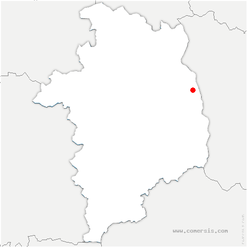 carte de localisation de Chapelle-Montlinard