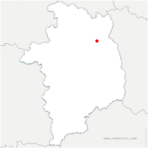 carte de localisation de la Chapelle-Saint-Laurian