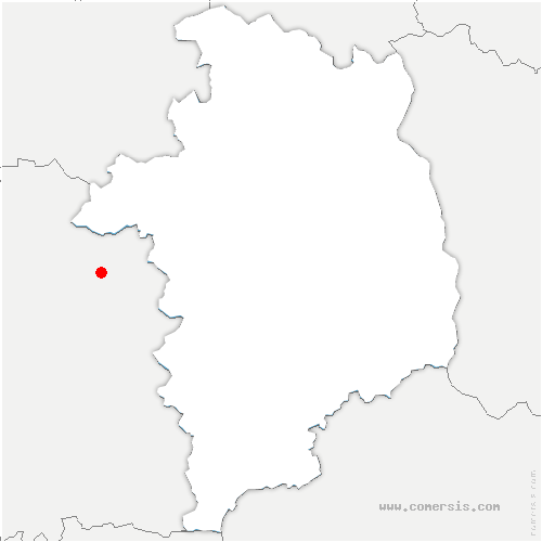 carte de localisation de la Chapelle-Saint-Mesmin