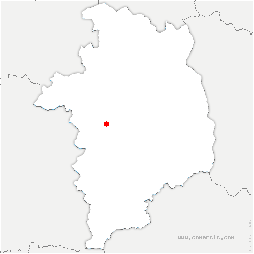 carte de localisation de la Chapelle-Saint-Ursin