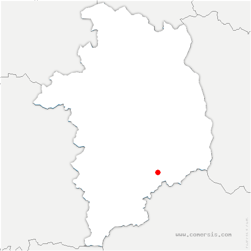 carte de localisation de Charenton-du-Cher