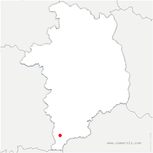 carte de localisation de Châteaumeillant