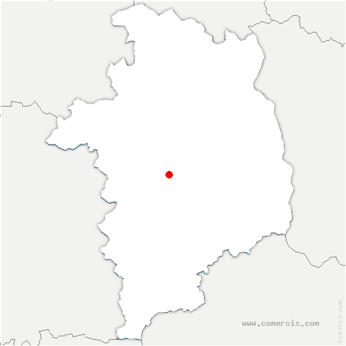 carte de localisation de Châteauneuf-sur-Loire