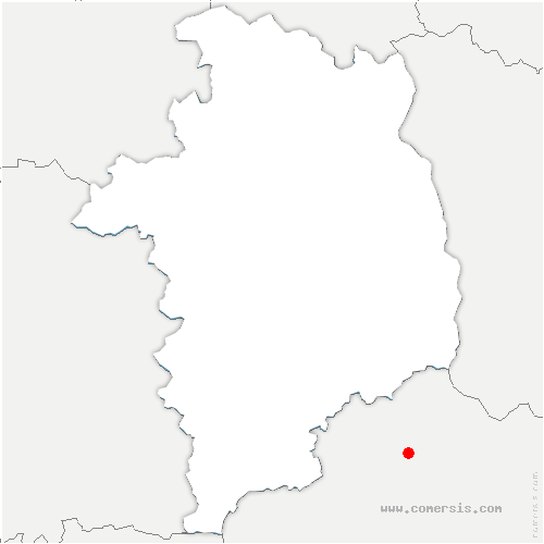 carte de localisation de Châtillon-sur-Loire