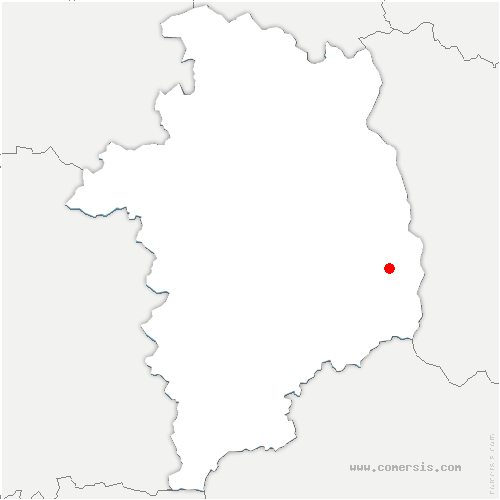 carte de localisation du Chautay
