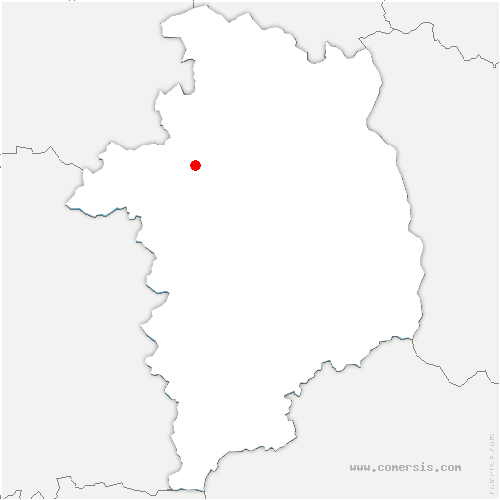 carte de localisation de Chilleurs-aux-Bois
