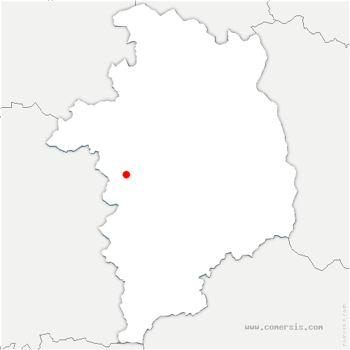 carte de localisation de Civray