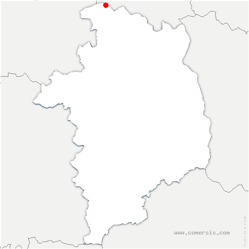 carte de localisation de Clémont