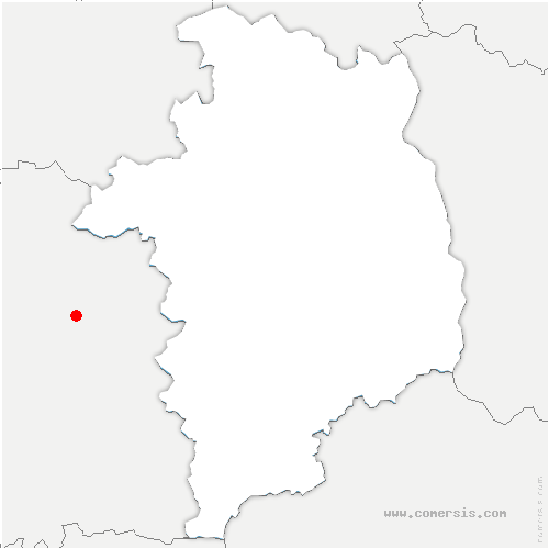 carte de localisation de Cléry-Saint-André