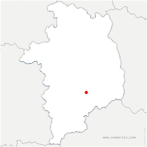 carte de localisation de Cogny