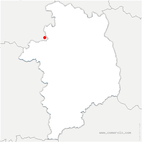 carte de localisation de Colméry