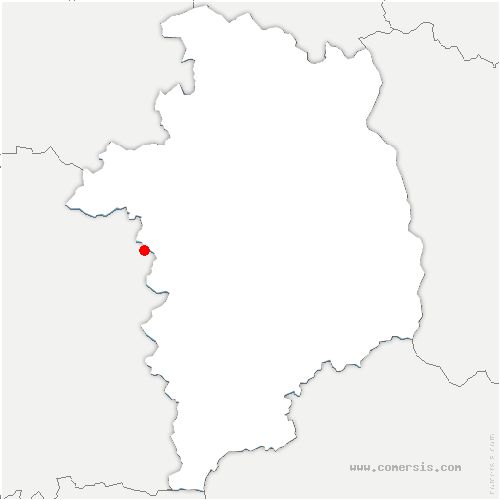 carte de localisation de Combleux