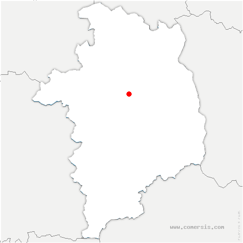 carte de localisation de Concriers