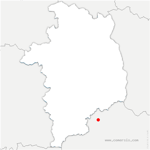 carte de localisation de Cormainville