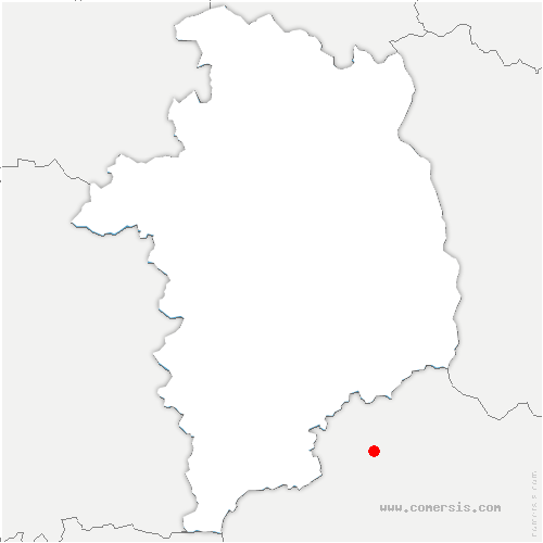 carte de localisation de Courbehaye