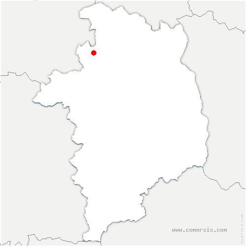 carte de localisation de Courcelles