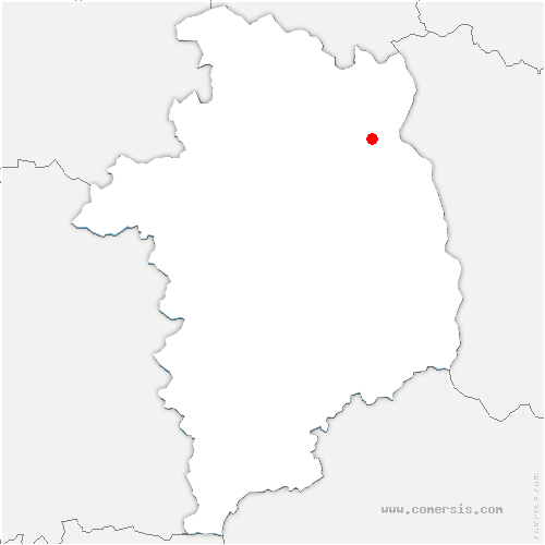 carte de localisation de Crézancy-en-Sancerre