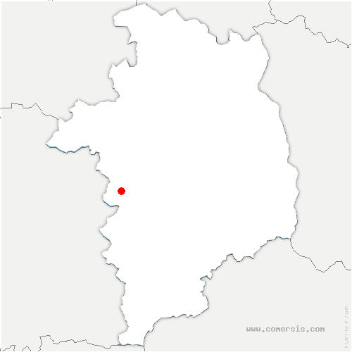 carte de localisation de Darvoy