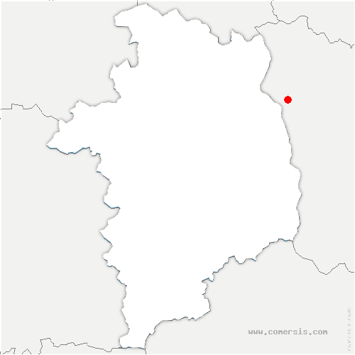 carte de localisation de Diou