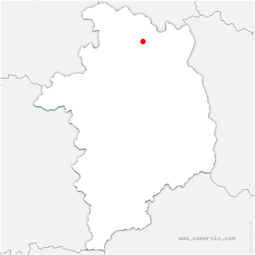 carte de localisation de Dornecy