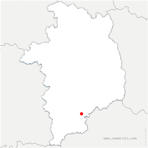carte de localisation de Drevant
